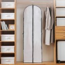 Ochranný obal na šaty 180 x 60 cm Voděodolný obal na dlouhé oblečení se zipem Úložný vak s madly a okénkem pro snadné skladování 4