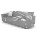 Ochranný potah na pohovku vodoodolná ochrana proti drápancům zvierat prachu a nečistotám 90 x 330 cm priehľadný plast na sedačku 1