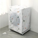 Ochranný potah na pračku 62 x 55 x 86 cm Lesné zvieratká Bílo-priehľadný obal na zips pre predom plnenú práčku 2