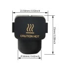 Ochranný silikonový návlek 25 x 23,5 x 16 mm pro Bambu Lab A1 Mini Tepelná izolace topného bloku Strapabíró kryt hotendu 4