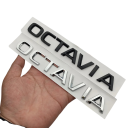 Octavia Logo Sticker Rear Boot Emblem Letter Various Colours Decoration Octavia 1 2 3 4 A5 A7 MK3 Car Accessory 7
