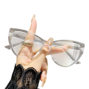 Óculos cat eye femininos para distância dioptria -3,50 Armações de plástico estilosas Filtro de luz azul Aspeto elegante Proteção dos olhos e conforto 7
