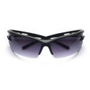 Óculos de ciclismo desportivos com proteção UV Design semi-rimado com lentes curvadas e armação preta Adequados para bicicleta 2