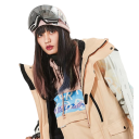 Óculos de Esqui Unisex UV400 Plástico Antivapor com Inscrição Vector Rosa Confortáveis para Desporto ao Ar Livre Visão Segura Estilosos 3