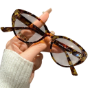 Óculos de grau em plástico cat eye para longe -3,50 Design estiloso Filtro azul contra a luz azul Proteção ocular ao trabalhar no computador 4