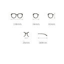 Óculos de leitura +2,50 com filtro de luz azul Óculos unisex confortáveis em material TR90 resistente Proteção dos olhos ao trabalhar e ler 2