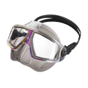 Óculos de mergulho 16 x 6,5 cm Cinta ajustável Vidro antiembaciamento Proteção UV Decoração metálica Máscara de snorkel Óculos de natação 3