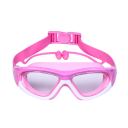 Óculos de natação infantis em silicone 14,5 x 5,5 x 18,5 cm Óculos de água com tampões de ouvido Proteção ocular Natação Equipamento de natação para crianças 5