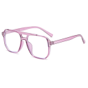 Óculos de plástico com filtro de luz azul Forma quadrada Proteção dos olhos ao trabalhar no computador Contra a fadiga e o esforço ocular 2