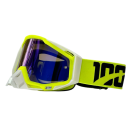 Óculos de proteção para motociclismo com lente azul 19 x 11 cm proteção UV Óculos em material TPU e PC Óculos resistentes para moto contra vento e poeira 3