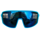 Óculos de sol desportivos para homem 14 x 6 x 14 cm Óculos de proteção em plástico com inscrição Estrutura leve Atividades ao ar livre 2
