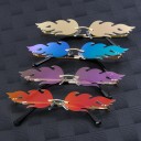 Óculos de sol femininos em forma de chama 1