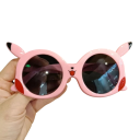 Óculos de sol infantis Pikachu 12,4 x 5,3 cm Óculos divertidos com orelhas Pokémon Proteção ocular contra o sol Acessório de verão para crianças Carnaval 4