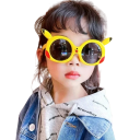 Óculos de sol infantis Pikachu 12,4 x 5,3 cm Óculos divertidos com orelhas Pokémon Proteção ocular contra o sol Acessório de verão para crianças Carnaval 7