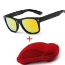 Óculos de sol para rapazes com estojo vermelho J2535 1