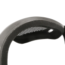 Óculos de tiro tácticos com armação preta em TPU e rede metálica 18 x 8 cm Óculos de proteção para airsoft paintball treino militar 5