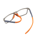 Óculos multifocais de plástico para leitura +3,00 material TR90 com filtro de luz azul Estrutura leve e resistente Proteção ocular durante o trabalho 2