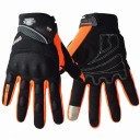 Oddychające, pełne rękawiczki motocyklowe, unisex, styl wyścigowy, antypoślizgowe, sportowe, stylowe, wytrzymałe, nadające się do noszenia 3