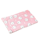 Oddychowa flanelowa podkładka dla kotów 61 x 41 cm Miękkie legowisko dla kotów z nadrukiem Łatwe w utrzymaniu Wygodny koc do spania 1