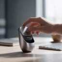 Odnímatelná bezdrátová myš s touchpadem, AI verze, laserové ukazovátko, nahrávání hlasu, 450 mAh, Bluetooth 5.0, pro prezentace i kancelář 9