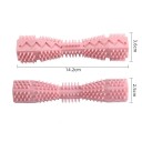 Odolná gumová hračka pro psy a kočky ve tvaru kartáčku na čištění zubů 14,2 x 3,6 cm barevná 3