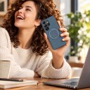 Odolný magnetický kryt na Samsung Galaxy A07 4G S kroužkem na prst a stojánkem Tvrdý plast PC i pružné TPU Obal na mobil do auta i na stůl 4