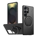 Odolný magnetický kryt na Samsung Galaxy A55 S otočným kroužkem a stojánkem Pevný plast PC a měkké TPU Obal na mobil na cesty i do auta 9