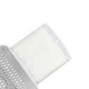 Odsávací ventilátor na nehty 13 W vestavný do stolu 18 x 18 x 8,5 cm s opakovaně použitelným filtrem bílý na odsávání prachu při manikúře 2