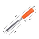 Odstraňovač pásky z ocelových holí kovový nástroj s ergonomickou oranžovou rukojetí pro odstranění lepicí pásky z tyčí 6