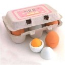 Œuf en plastique 6 pcs 1