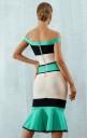 Off-shoulder bandage kjole 2