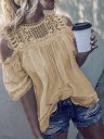 Off-shoulder bluse til kvinder 4