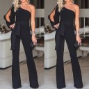 Off-shoulder festjumpsuit til kvinder 1