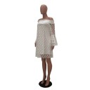 Off-Shoulder Loose Dress 6