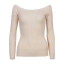 Off-shoulder sweater til kvinder 12