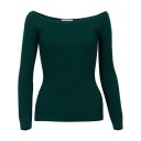 Off-shoulder sweater til kvinder 16