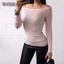 Off-shoulder sweater til kvinder 1