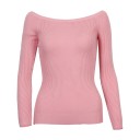 Off-shoulder sweater til kvinder 2