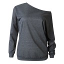 Off-shoulder tröja för kvinnor 3