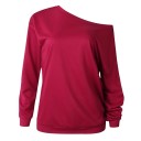 Off-shoulder tröja för kvinnor 7