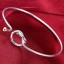 Offenes Damenarmband mit Knoten H170 2