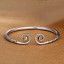 Offenes Damenarmband mit Spirale P50 5