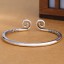 Offenes Damenarmband mit Spirale P50 3