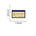 Office Fashion Brooch Computer Error Message The End Is Near Humorous Office Design Stylish Accessory 2