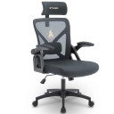 Office Swivel Chair Height Adjustable Armrests Headrest Rocking Function Seat 52 x 51 x 7 cm 4