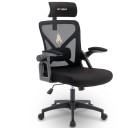 Office Swivel Chair Height Adjustable Armrests Headrest Rocking Function Seat 52 x 51 x 7 cm 1