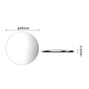 Oglindă acrilică universală pentru selfie, 30 x 2,5 mm, oglindă portabilă pentru iPhone și Samsung, accesorii Vlogging, amplificator foto și video 3