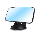 Oglindă auto pentru copii 13x6,5 cm, rotativă la 360°, cu ventuză pentru parbriz sau parasolar, oglindă de observație pentru bebeluși, banchetă spate 1
