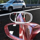 Oglindă retrovizoare auxiliară universală pentru mașină Instalare fără găurire Oglindă auxiliară autocolantă cu unghi larg pentru conducere 4