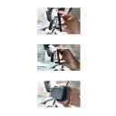 Oglindă retrovizoare panoramică auto pentru copii, 180°, sticlă albastră antireflexie, optică HD, condus pe timp de noapte, design cu clipsare 7